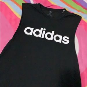 Adidas cut off tank! Women’s